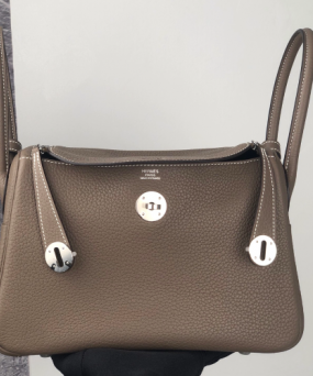 에르메스 린디백26 에토프 은장 소가죽